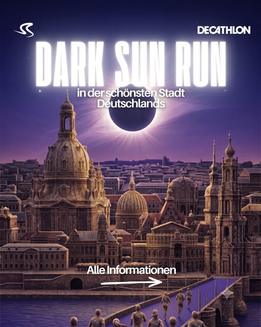 Dark Sun Run Ankündigung — Event mit Decathlon