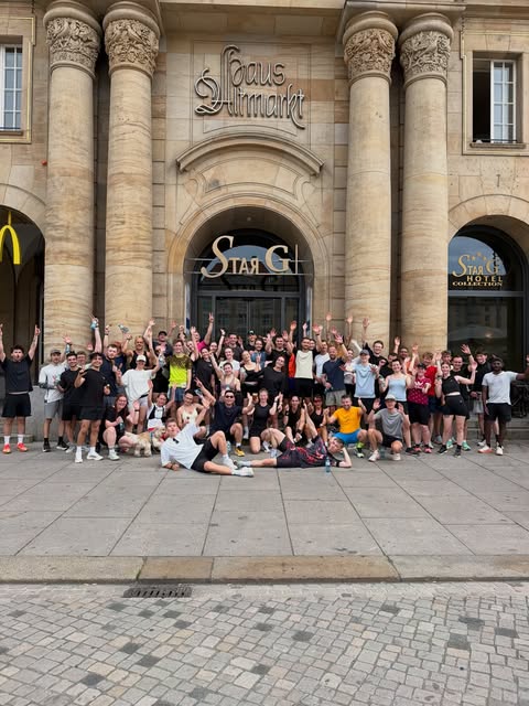 Gemeinsamer Start beim Run